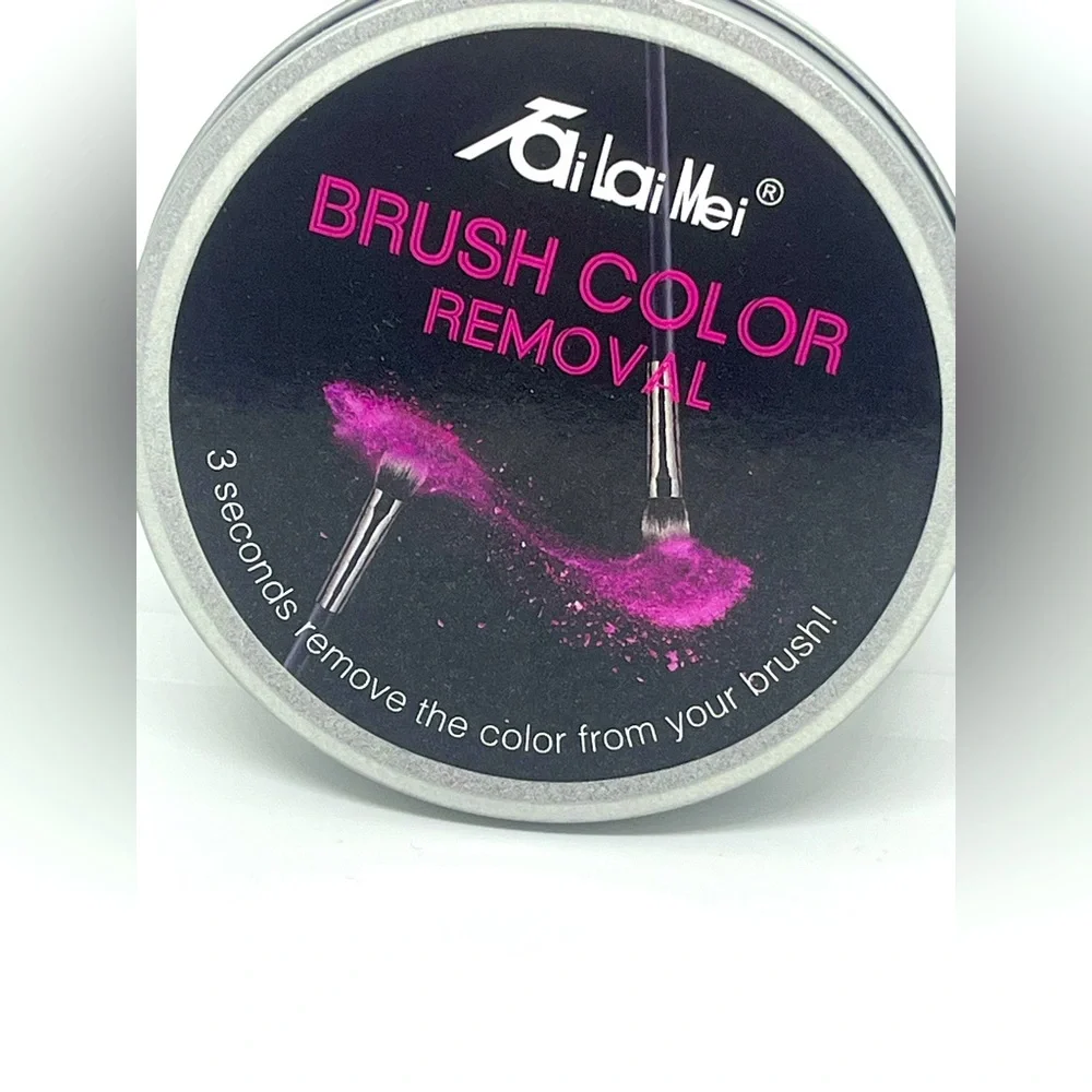 TailaiMei Color Removal Cleaner Sponge~Clean Makeup Brushes Powder W/O Water New
